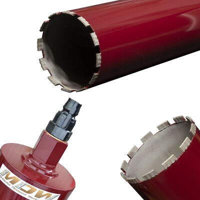 Laser Diamantbohrkrone + Adapter passend zu Hilti DD-BI Aufnahme oder BK Zubehör