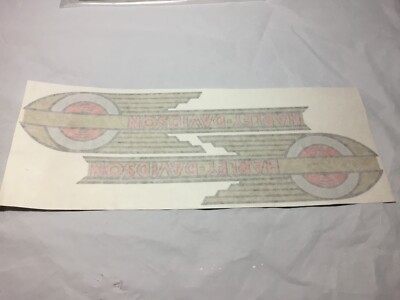 Harley 5917-36 Fuel Gas Petrol Tank Decal VL Knucklehead UL WL