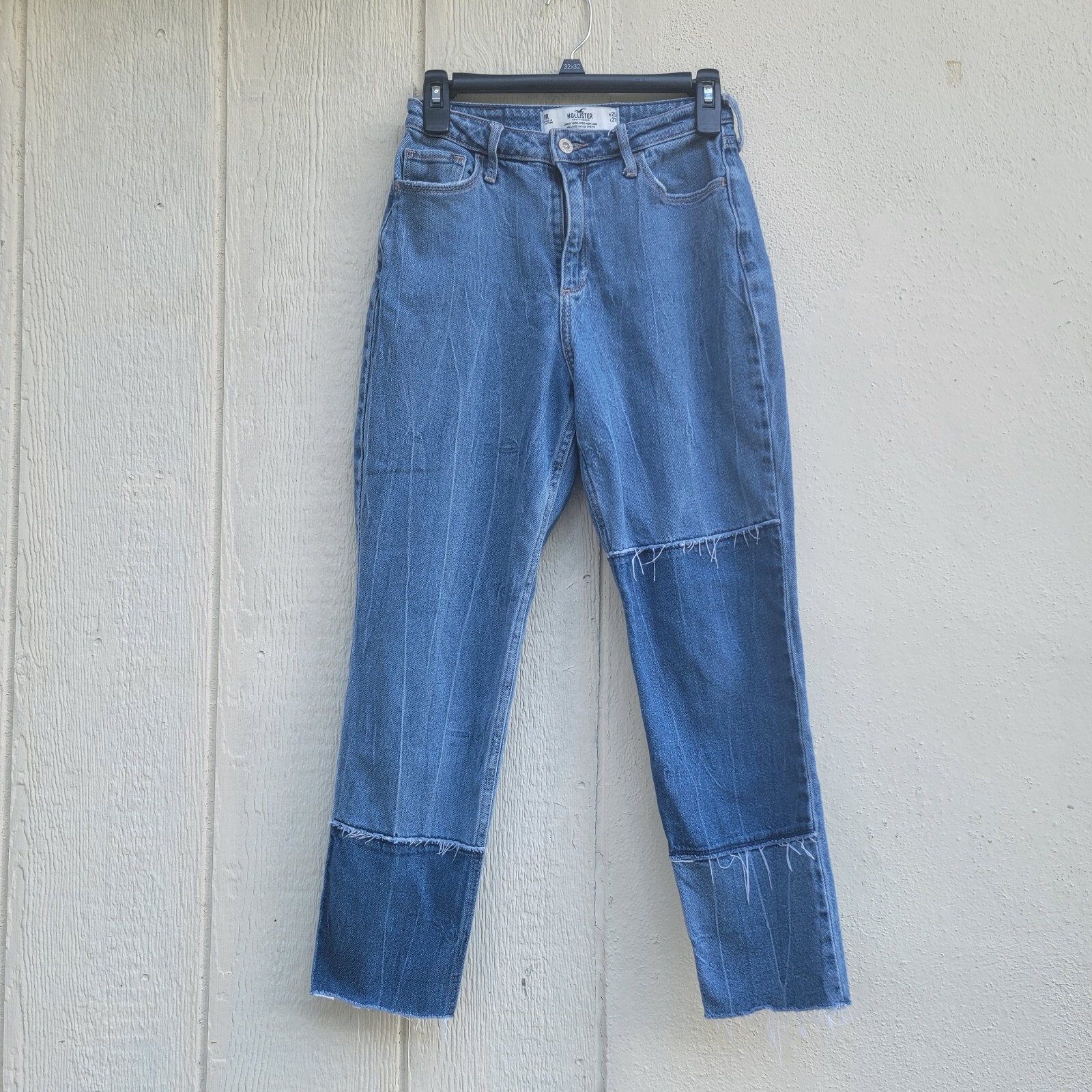 Hollister curvy high rise Mom jeans Vintage Stretch Light Wash 1R W25 L26-image