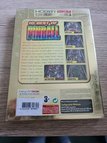 pinball 10 best of jeu PC CD ROM francais - Photo 2/2