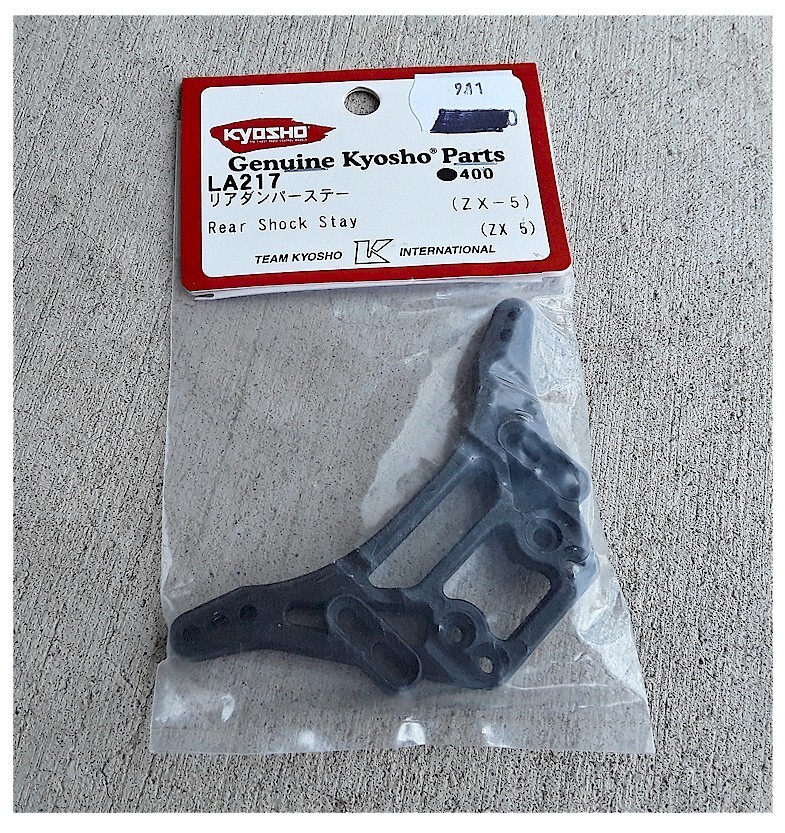 Vintage Kyosho LA217 Rear Shock Stay Lazer ZX-5 Old Stock