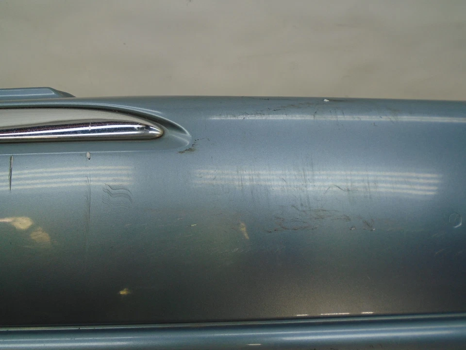 2002-2005 Jaguar X-Type Rear Bumper Cover W/o Park Assist Blue OEM DK806170 Foto 4 de 4