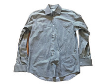 Banana Republic Dress Shirt Men XL 17 17.5 Striped Preppy Spread French Cuffs