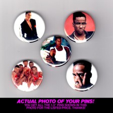 BOBBY BROWN 1.5" PINS / BUTTONS (pop poster new edition whtney houston retro 80s