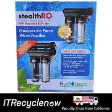New HydroLogic Stealth-RO150 System Upgraded KDF85/Carbon Filter Hydroponics