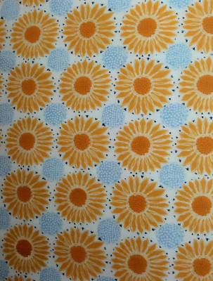 EMMA & MILA SUNFLOWER PATERN  100% COTTON BY THE YARD