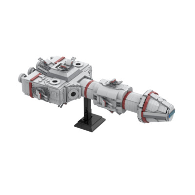 DP-20 Frigate Ship Model with Display Stand 1313 Pieces for Ages 14 and Up