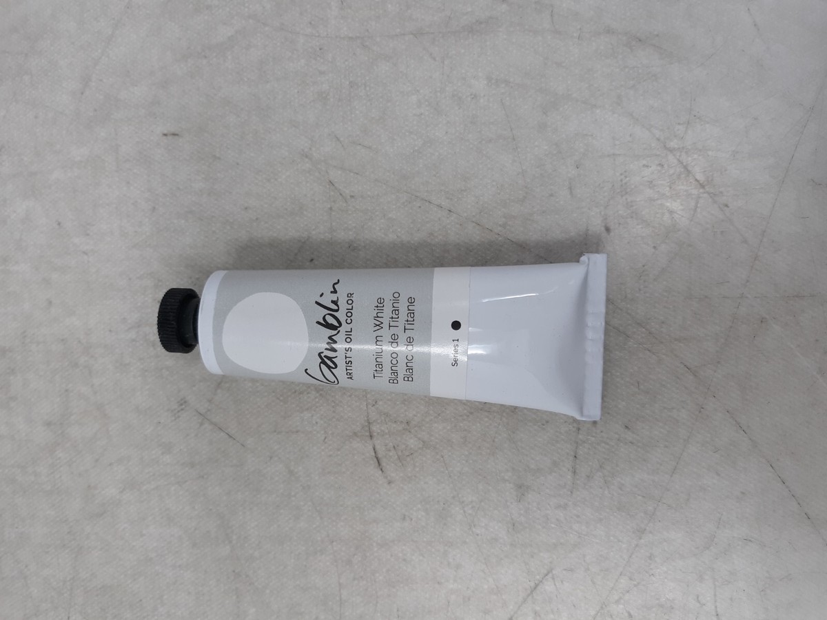 Gamblin Artist Oil Color Titanium White 37ml Tube 1810 for sale