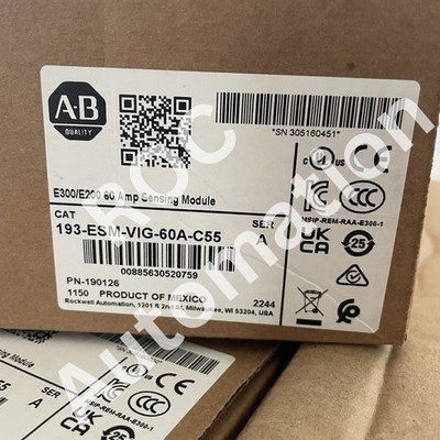 New Allen-Bradley 193-ESM-VIG-60A-C55 Series A Relay