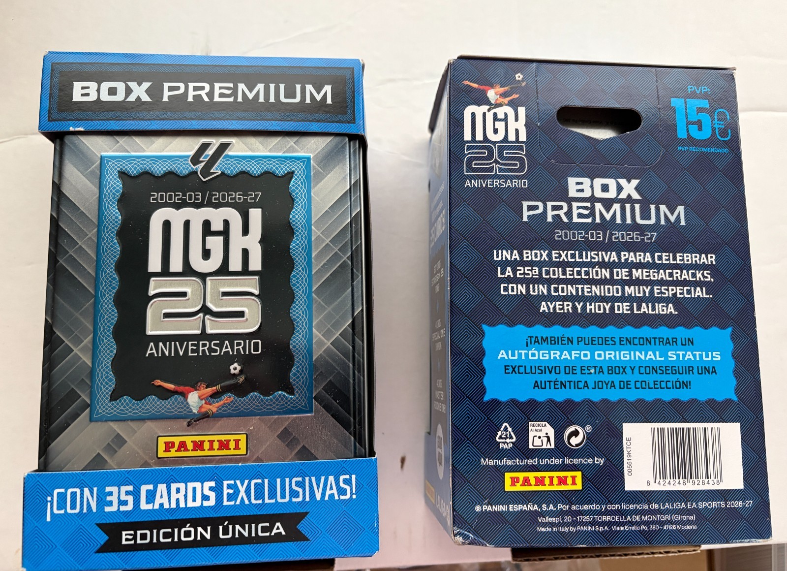 Panini Megacracks 25th Anniversary Premium Tin La Liga 26/27 New Sealed