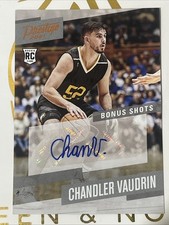 2021 Panini Chronicles Prestige Bonus Shots Chandler Vaudrin #PBCVA (RC) Auto 
