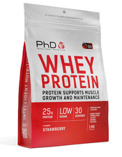 PhD Nutrition | Whey Protein Powder | Premium Protein | 1kg | Strawberry 28.99 per kilo