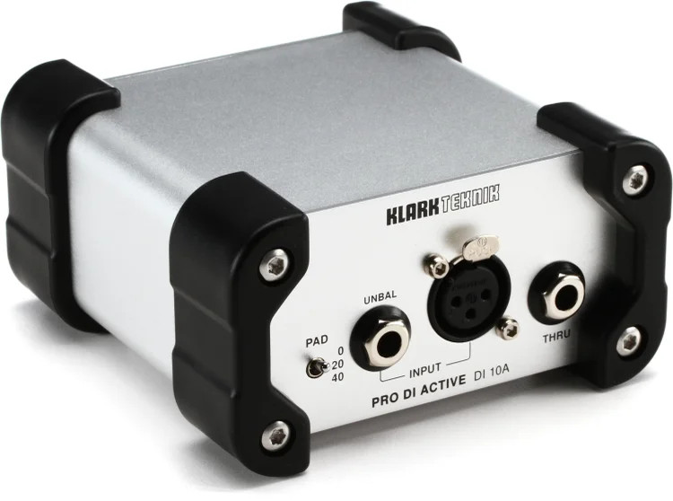 Klark Teknik DI 10A 1-channel Active Direct Box with Midas Transformer 8790₽