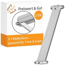 2x Kederdorn 7/9mm Keder Reparatur Kederschie...