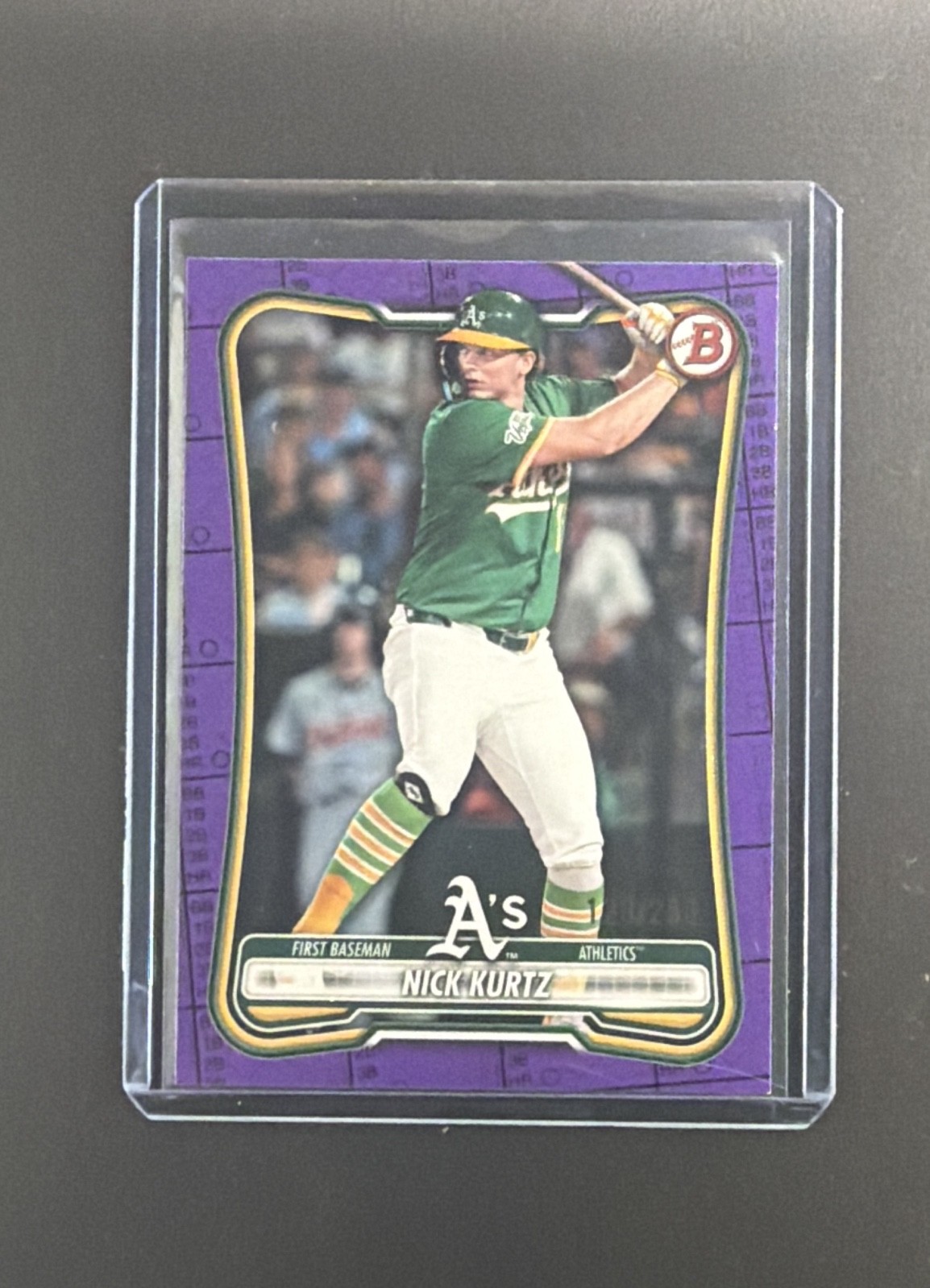 2026 Bowman - Nick Kurtz #10 Purple Pattern /250