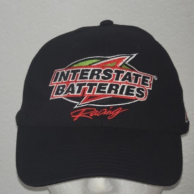 New- Nascar#18 Bobby Labonte Interstate Batteries Black Cap/Hat Snapback 