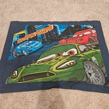 Disney Pixar Cars Racing Pillow Sham 30x23 Lightning McQueen Full