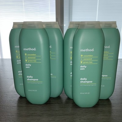 6 Method Everyday Shampoo Daily Zen with Cucumber Green Tea & Seaweed  14 oz