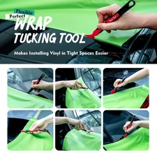 7 in 1 Vinyl Wrap Tools for Tucking into Tight Seams Professional Car Wrapping