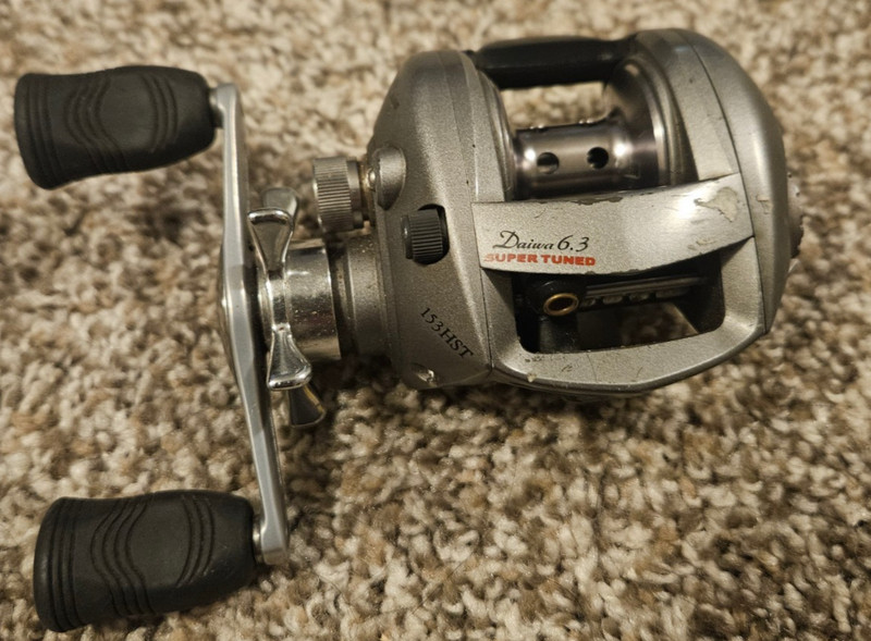 Used TEAM DAIWA Advantage 153HST Baitcasting Reel 6.3:1 Gear Ratio