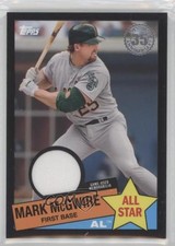 2020 Topps 1985 Baseball All-Stars Relics Black /199 Mark McGwire #85ASR-MM qf8