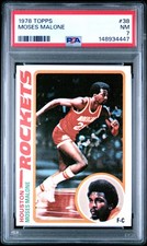 1978 Topps #38 Moses Malone PSA 7