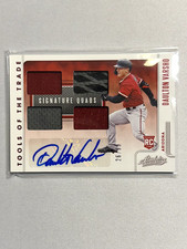 2021 Daulton Varsho Tools Of The Trade Signature Quads Patch Auto[RC][26/99]