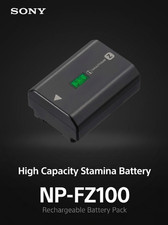 Sony Battery NP-FZ100 2280mAh 16.4Wh 7.2V for Alpha a7R V a7 IV a7S III FX3 ZV-E