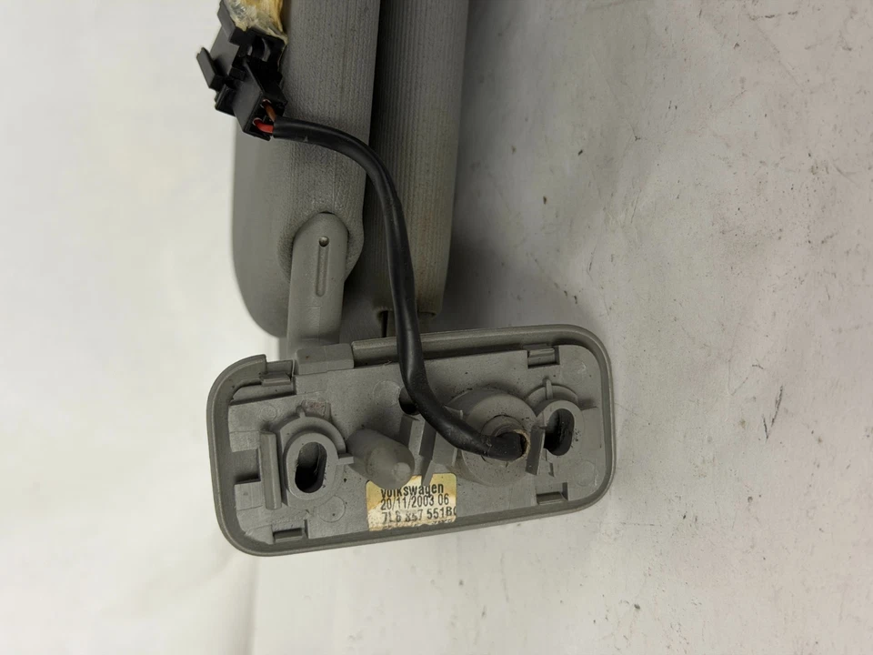 Volkswagen Touareg 2004-2010 parasol delantero izquierdo lado del conductor parasol fabricante de equipos originales Foto 4 de 4