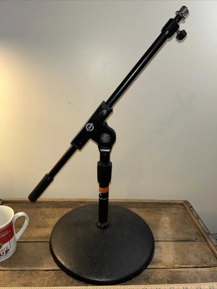 Vintage Atlas K&M Sound Olier Microphone Stand With Boom Made In Germany EUC - Image 2 of 4