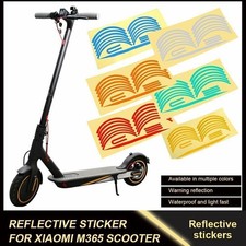 For Xiaomi M365/1S/Pro Electric Scooter Reflective Stickers Protector Warning