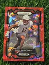 2024 Panini Prizm Draft Picks - Red Ice Prizm #188 Chau Smith-Wade (RC) Panthers