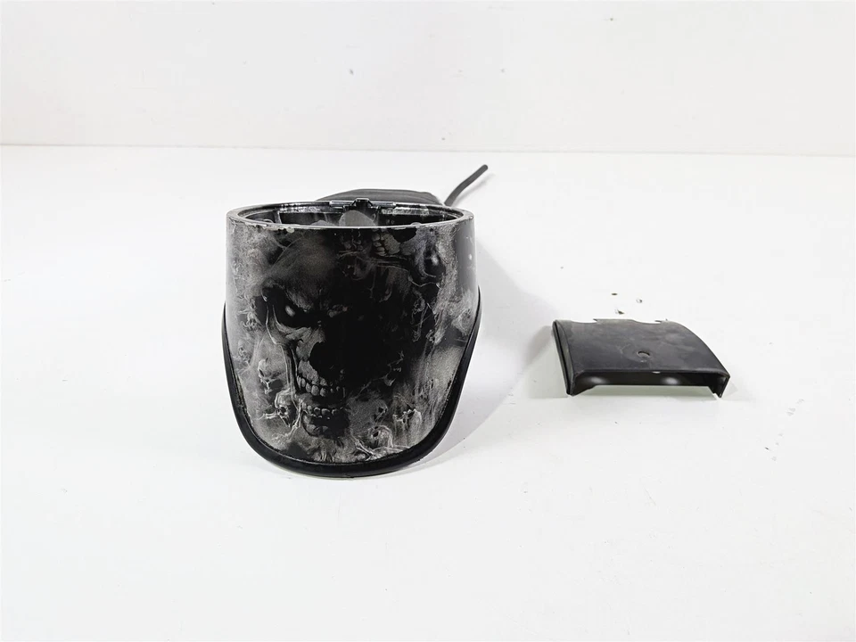 Harley Touring Electra Glide 1990 FLHTC cubierta de tanque pintura de calavera personalizada 61282-03 Foto 4 de 4