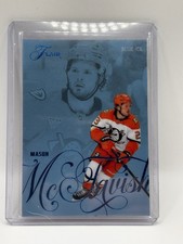 2025-26 Flair Hockey Mason McTavish /49 Blue Ice SP Anaheim Ducks