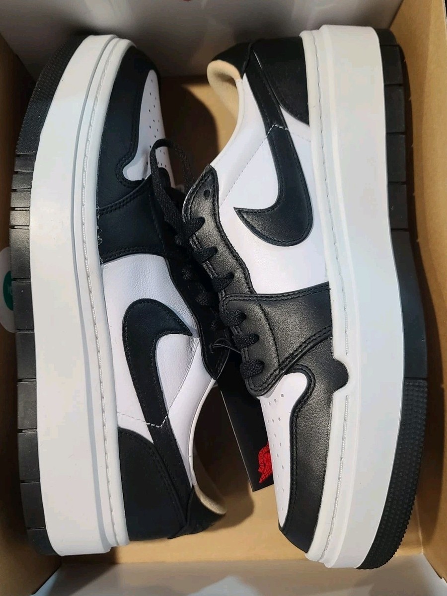 Women's Size 12 Nike Air Jordan 1 Elevate Low Black White Women's Size 12 Nike Air Jordan 1 Elevate Low Black White
