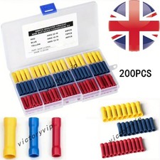200X Insulated Straight-through Connector Electrical Crimp Terminal Combinations