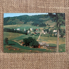 Shenandoah Valley Virginia VA Greetings Church Village Barn Unposted Postcard
