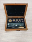 Antique Brass Apothecary & Laboratory Weight Set Boxed incomplete