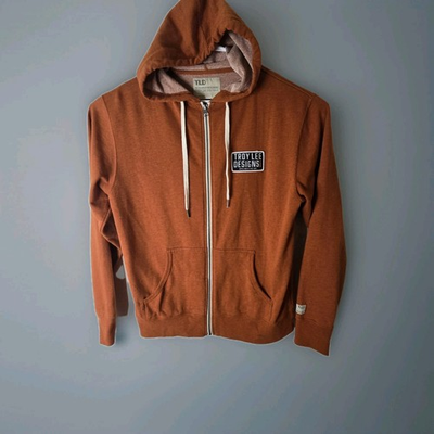 #ad Troy Lee Designs Hoodie Men’s Size M Full Zip Orange Motocross Racing $29.99