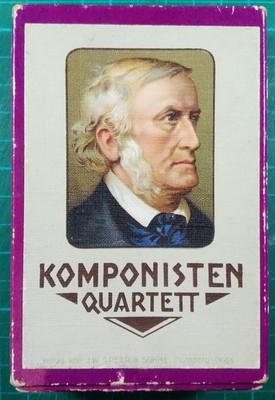 Kartenspiel/ Komponistenquartett/  J.W. Spear & Söhne / ca. 1909 / 6 Sets