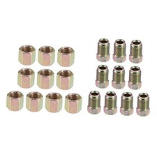  20pcs Motorcycle Brake Line Tube Fittings 10mm Nuts 10 Male 10 Female for 