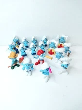 The Smurfs ☆ lot of 17 McDonald's Happy Meal Toys Figures-2011/2013 by PEYO  3"