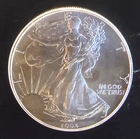 1993 American Eagle Toned Walking Liberty Bullion Vtg-0.999 Silver 1 Oz Coin 3g