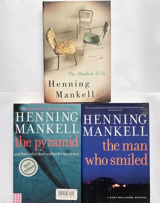 Lot of 3 Mystery Hardcover by Henning Mankell - Kurt Wallander Mysteries - G/VG