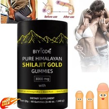 Himalayan Shilajit GOLD Gummies, Organic, Extremely Potent 3000 mg, Fulvic Acid.