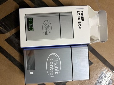 Timed Lock Box Small - Portable Locking Pill Box with Timer Lock for Medication