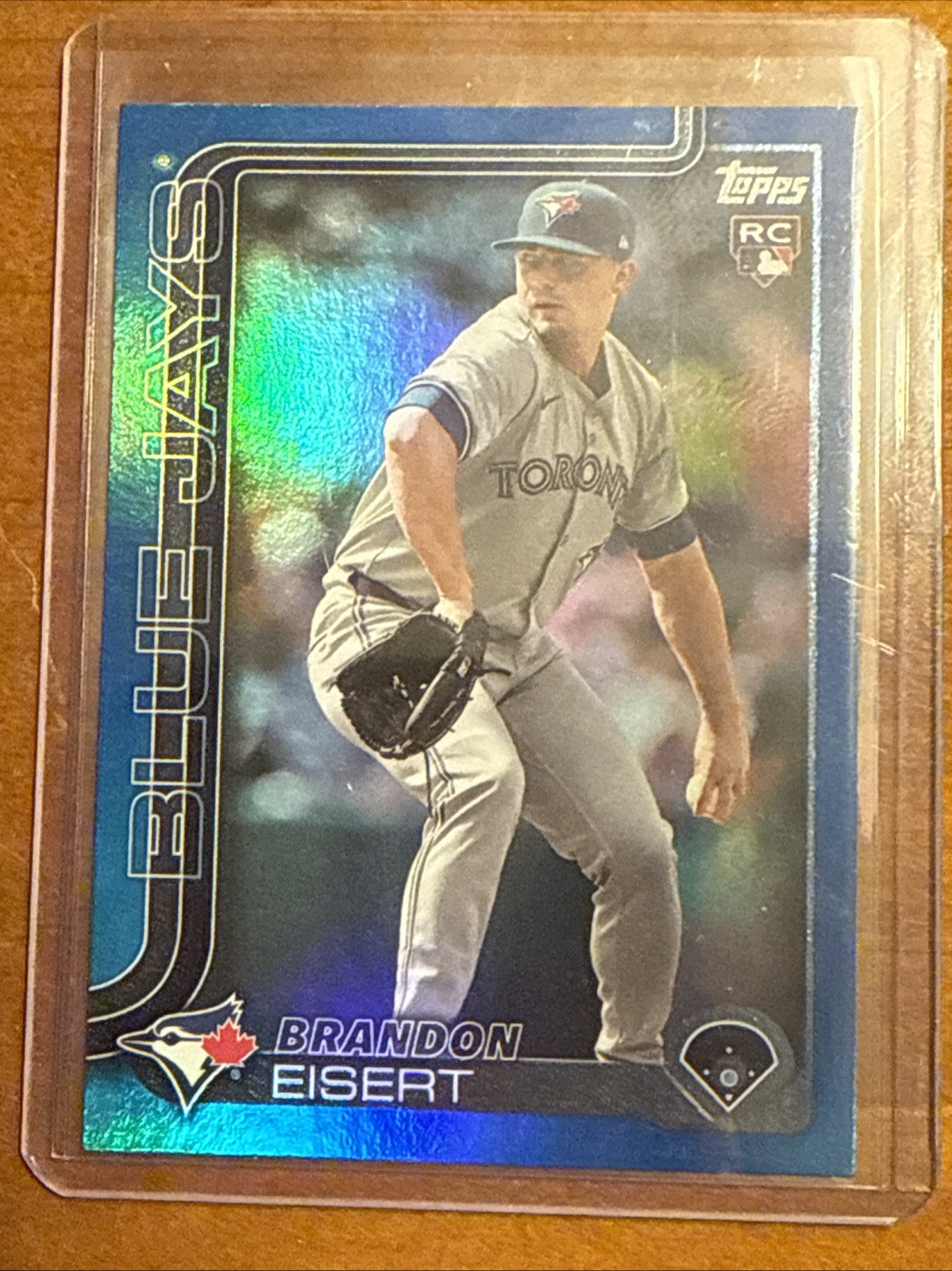 Brandon Eisert /150 2025 Topps Series 2 #359  Blue Jays Rookie BLUE  FOIL