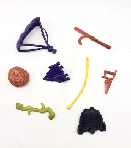 TMNT Ninja Turtles Parts Lot Pro Pilot Grand Slamming Space Cadet Stand Vintage