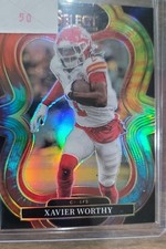 2025 Panini Select - Xavier Worthy #309 Suite Level Tie-Dye Prizm #'d /25 SSP