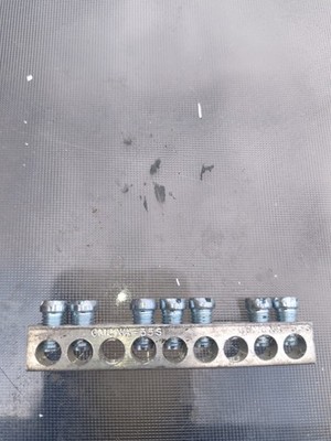 Grounding Bar Terminal Block CMC NA-55S - 8 Position Aluminum Grounding...